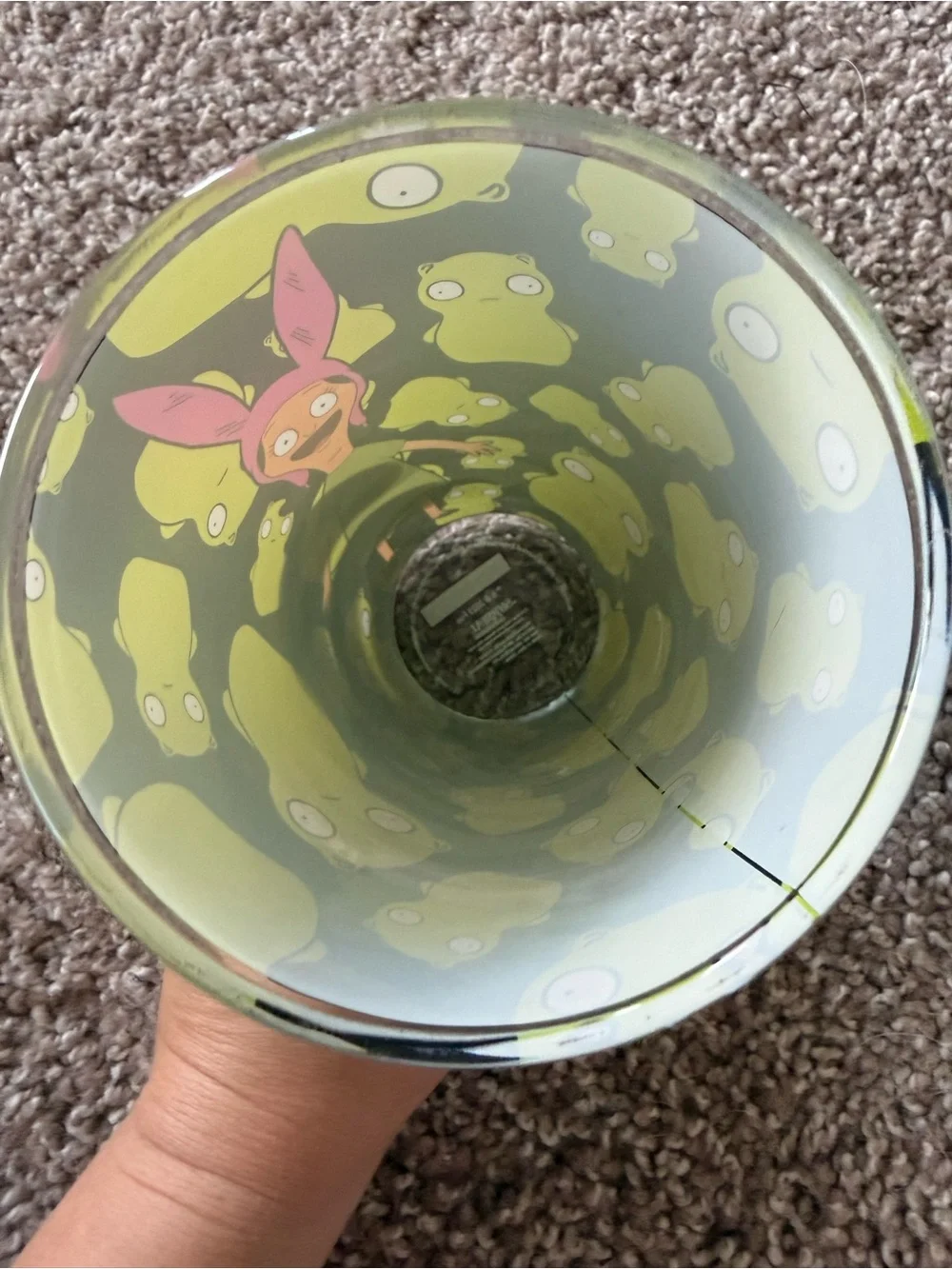 Animated Character Party Tumbler - Pink & Lime Green
